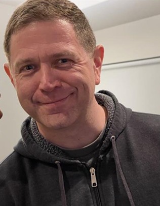 man smiling
